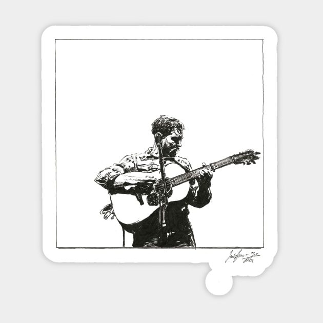 Tyler Childers Sticker by Jack Browning